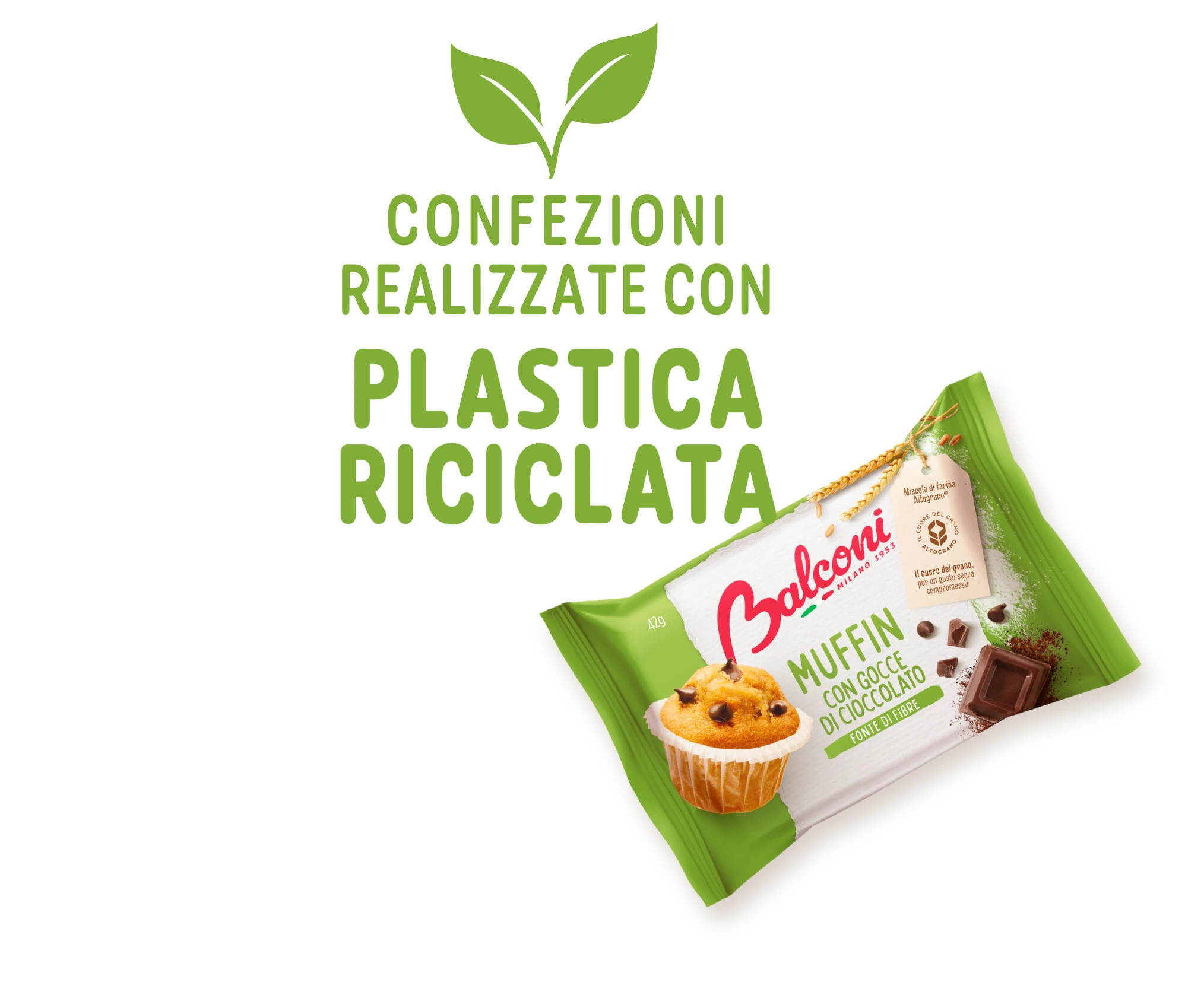 Confezioni in plastica reciclata